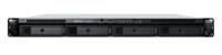 Synology RS822RP+ | 4-Bay 1U Rackmount NAS | AMD Ryzen V1500B | 2GB DDR4 ECC (Uitbreidbaar tot 32GB) | Redundante Voeding | 4x 1GbE LAN | PCIe 3.0 | DSM