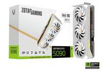 ZOTAC GAMING RTX 5090 SOLID OC | 32 GB GDDR7 VRAM | 4K Gaming & AI | Videokaart | GPU | Nvidia | White Edition